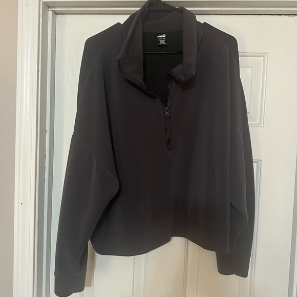 Avia Jackets & Blazers - Avia Men's Black Quarter-Zip Pullover